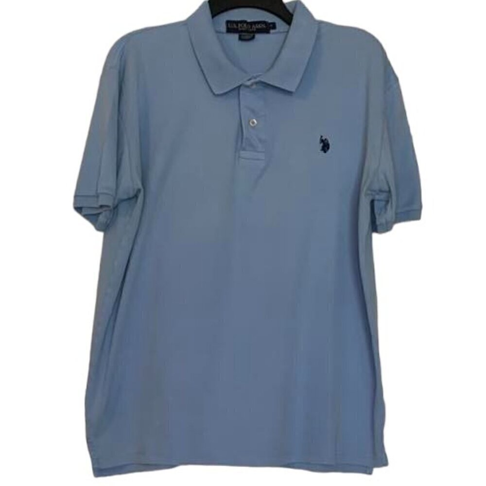 U.S. POLO ASSN. Blue Polo Shirt Men's Size Medium